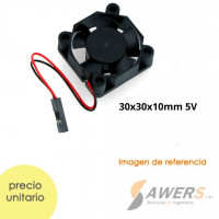 Ventilador DC 5V 30x30x10mm (Raspberry) Ventilador DC 5V 30x30x10mm (Raspberry)