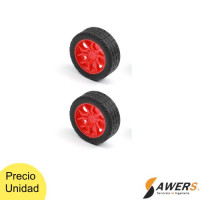 2xRueda Plastica de 30x10mm (par)