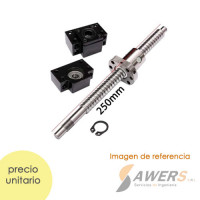 SFU1605 kit tornillo de bolas con BK12/BF12 (25cm) SFU1605 kit tornillo de bolas con BK12/BF12 (25cm)