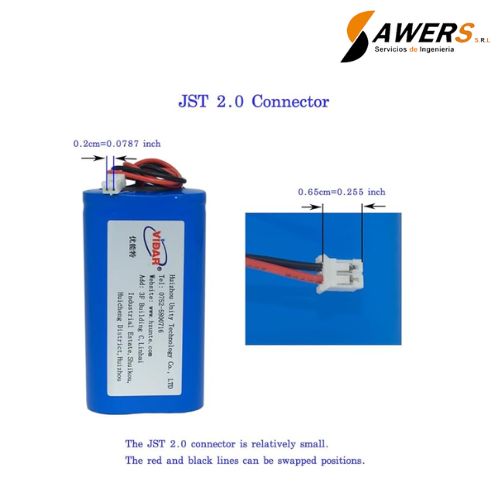 Batería de iones de litio recargable VIDAR de 3,7 V, 4400 mAh y 16,28 Wh