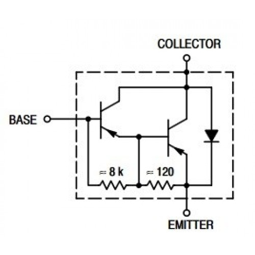 TIP137 Transistor Darlington 100V 8A NPN