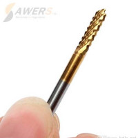 Fresa de Corte Corn Tungsteno Tin CED=3mm Fresa de Corte Corn Tungsteno Tin CED=3mm
