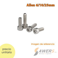 Tornillo Maq M2.5 INOX 10mm (pack de 10pcs) Tornillo Maq M2.5 INOX 10mm (pack de 10pcs)
