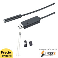 Camara de inspeccion endoscopica 7mm 2Mts Camara de inspeccion endoscopica 7mm 2Mts