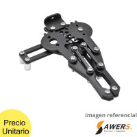 Garra de Aluminio para Robot compatible MG995 Garra de Aluminio para Robot compatible MG995