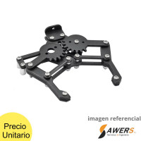 Garra de Aluminio para Robot compatible MG995 Garra de Aluminio para Robot compatible MG995