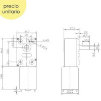 Motorreductor de Alto Torque JGY370 12V Motorreductor de Alto Torque JGY370 12V