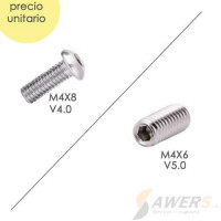 Tornillo Maq M4 Allen INOX 6/8mm (pack de 4pcs)