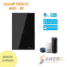 Sonoff Touch T3US1C (Interruptor de Luz Tactil WiFi-RF 2020)