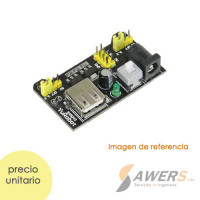 Fuente para protoboard MB102 5V-3.3V Fuente para protoboard MB102 5V-3.3V