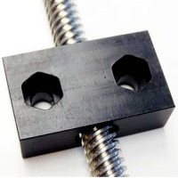 Bloque roscado 8mm para husillo trapezoidal Bloque roscado 8mm para husillo trapezoidal