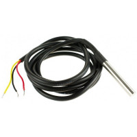 DS18B20 Sensor de Temperatura 1-Wire 2Mts Impermeable DS18B20 Sensor de Temperatura 1-Wire 2Mts Impermeable