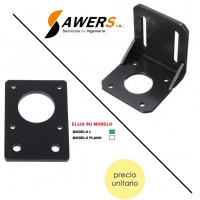 NEMA17 soporte de Montaje Motor (Angular/V-SLOT) NEMA17 soporte de Montaje Motor (Angular/V-SLOT)