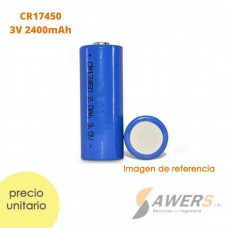 Bateria Litio CR17450  3V 2400mAh