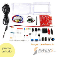 Kit fuente de 110VAC a DC1.25-12V LM317 con voltimetro Kit fuente de 110VAC a DC1.25-12V LM317 con voltimetro