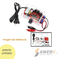 Kit fuente de 110VAC a DC1.25-12V LM317 con voltimetro Kit fuente de 110VAC a DC1.25-12V LM317 con voltimetro