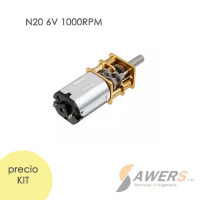Micro Motorreductor N20 6V 120-1000RPM Micro Motorreductor N20 6V 120-1000RPM