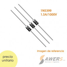 1N5399 Diodo Rectificador 1000V 1.5A