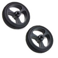 2xRueda de goma para micromotor 34x7mm (PAR)