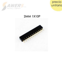 Espadin hembra 2mm 10pin (compatible xbee) Espadin hembra 2mm 10pin (compatible xbee)