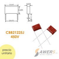 Capacitor de Poliester CBB 400-1000V Capacitor de Poliester CBB 400-1000V