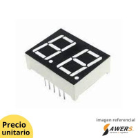 Display 7 Segmento 2 Digitos 0.56inch anodo comun Display 7 Segmento 2 Digitos 0.56inch anodo comun