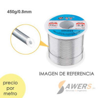 Estaño de soldar 0.8mm 60/40 (1 Metro) Estaño de soldar 0.8mm 60/40 (1 Metro)