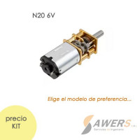 Micro Motorreductor N20 6V 15-30-50-60RPM Micro Motorreductor N20 6V 15-30-50-60RPM
