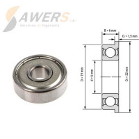 626ZZ Rodamiento de bolas 6x19x6mm 626ZZ Rodamiento de bolas 6x19x6mm