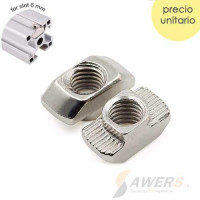 Tuerca M5 T-NUT cabeza martillo V-SLOT Tuerca M5 T-NUT cabeza martillo V-SLOT
