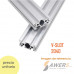 Perfil de aluminio estructural V-SLOT 2040 3Mts