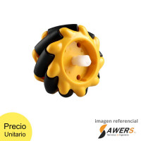 Rueda Mecanum Omnidireccional 60x30mm Rueda Mecanum Omnidireccional 60x30mm
