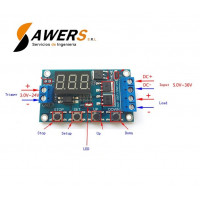 Temporizador 0-999min Mosfet 12V Temporizador 0-999min Mosfet 12V