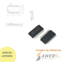 SM16206 Controlador de corriente 16CH 5V-32mA SM16206 Controlador de corriente 16CH 5V-32mA