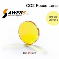 Lente de Enfoque ZnSe DIA.20mm - FL38.1/50.8/101.6mm