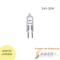 Bombilla Halogena G6.35 24V-50W Bombilla Halogena G6.35 24V-50W
