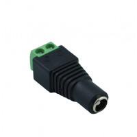 Conector jack 5.5*2.1mm hembra CCTV Conector jack 5.5*2.1mm hembra CCTV
