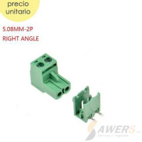 Bornera Industrial 5.08mm 2EDG-2P Macho-Hembra Bornera Industrial 5.08mm 2EDG-2P Macho-Hembra