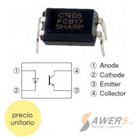 PC817 Optoacoplador DIP-4 PC817 Optoacoplador DIP-4