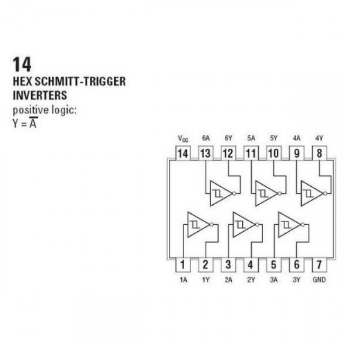 74hc14d datasheet на русском схема