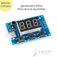 PWM Generador de Onda Cuadrada 1-150KHz 2CH PWM Generador de Onda Cuadrada 1-150KHz 2CH