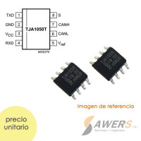 TJA1050 Transceptor CAN de alta velocidad SMD TJA1050 Transceptor CAN de alta velocidad SMD