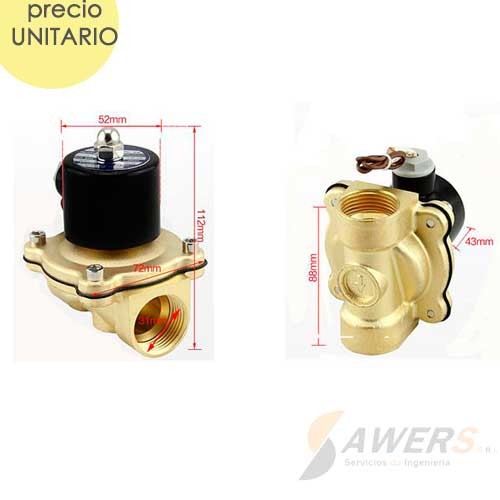 Valvula Solenoide Electrica 1pulgada 220VAC