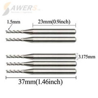 Fresa de Corte Corn Tungsteno CED=1.5mm Fresa de Corte Corn Tungsteno CED=1.5mm