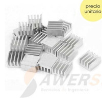 Disipador de aluminio A4988/DR8825 Disipador de aluminio A4988/DR8825