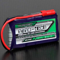 Bateria Lipo 3.7v 350mah 1S 65-130C Turnigy Nano-Tech Bateria Lipo 3.7v 350mah 1S 65-130C Turnigy Nano-Tech