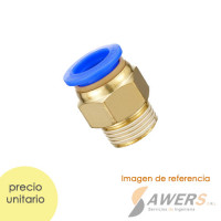 PC12-02 Antirretorno Neumatico  ID=12mm a OD=1/4 PC12-02 Antirretorno Neumatico  ID=12mm a OD=1/4