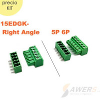 Bornera Industrial 3.81mm 15EDGK-5P/6P M-H Bornera Industrial 3.81mm 15EDGK-5P/6P M-H