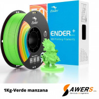 Filamento Ender PLA+ Verde Manzana 1.75mm 1kg Filamento Ender PLA+ Verde Manzana 1.75mm 1kg