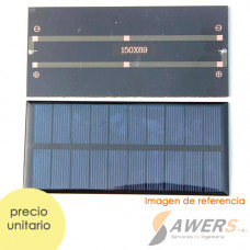 Panel Solar 1.6W 110x69mm 5V policristalino